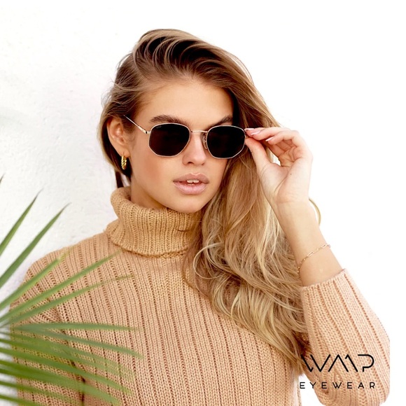 WMP Accessories - WMP Eyewear Bexley Hexagonal Sunglasses